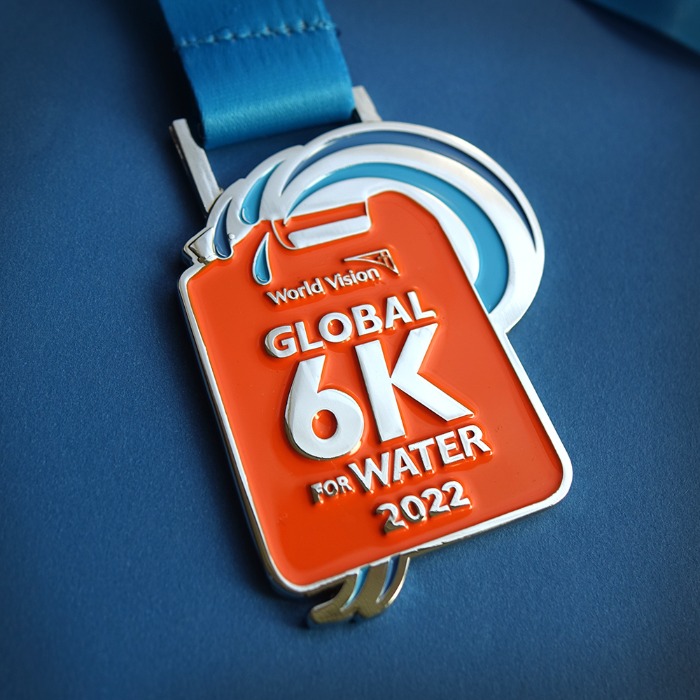 2022 Global 6K for Water 메달